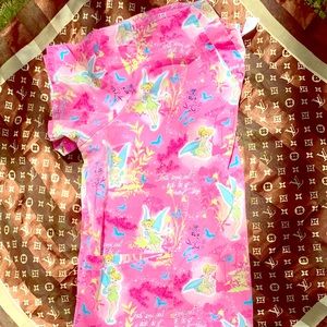 Disney’s Tinkerbell Women’s Scrub Top 3X